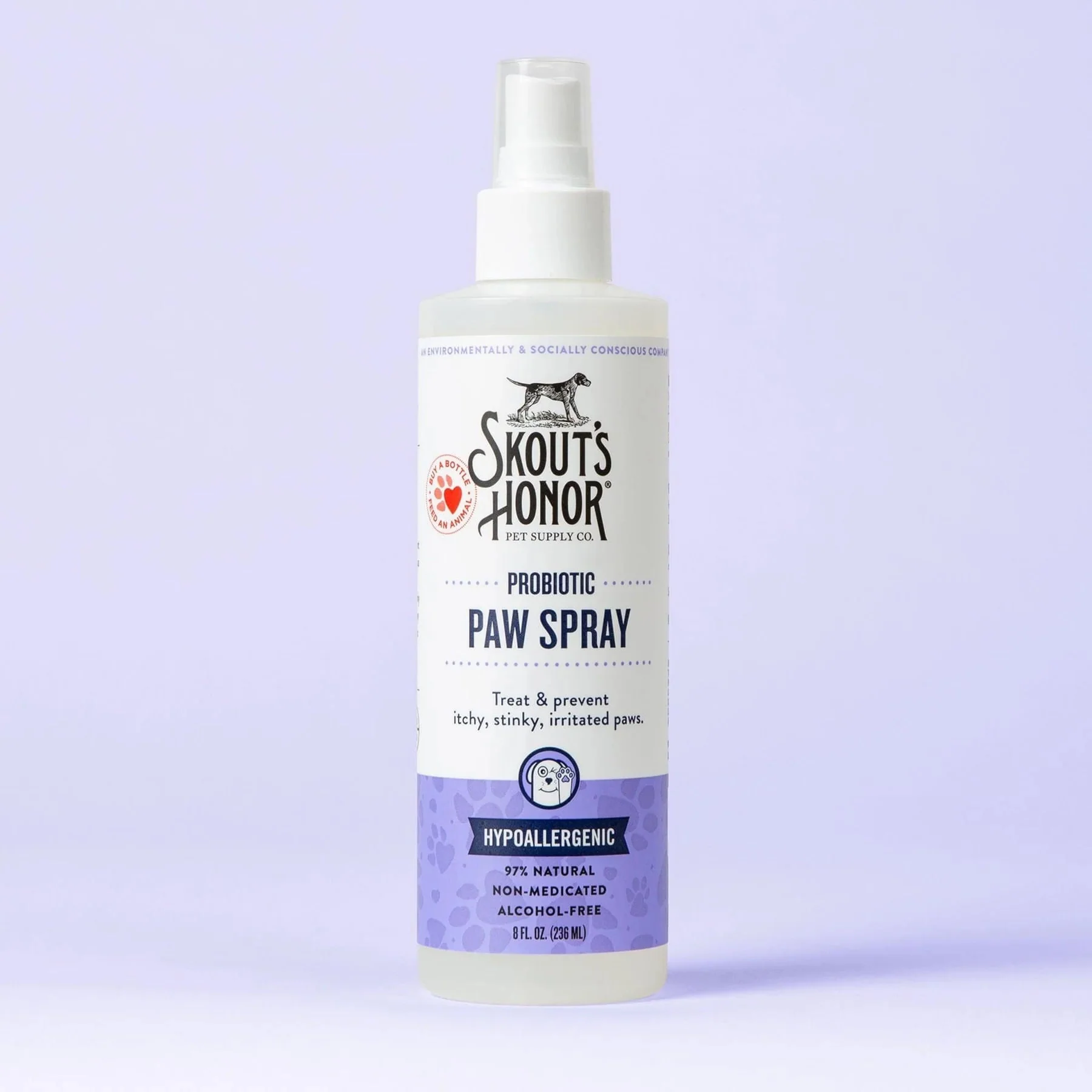 Skout's Honor Probiotic Paw Spray, 8 oz - Healthber