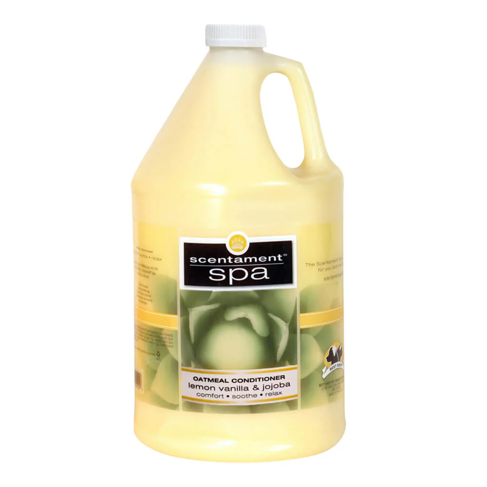 Scentament Spa Lemon Vanilla Oatmeal Conditioner, Gallon - Healthber