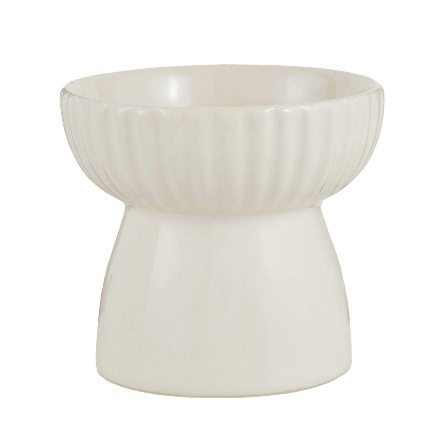 Whisker City Boho Ivy Raised Cat Bowl - Healthber