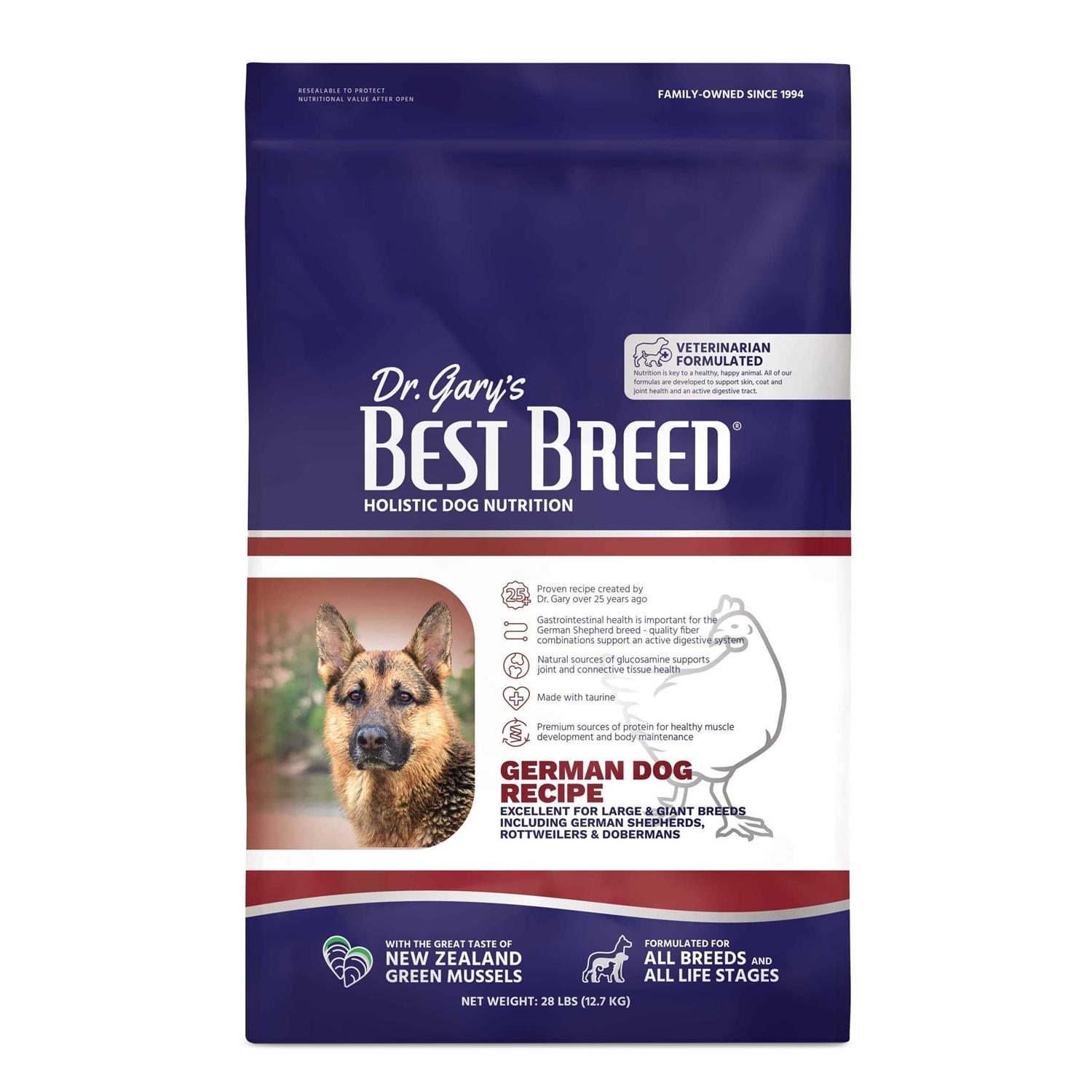 Dr. Gary’s Best Breed German Dry Dog Food - Healthber