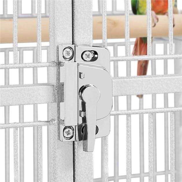 Yaheetech Rolling Metal Parrot Cage with Playtop - Healthber