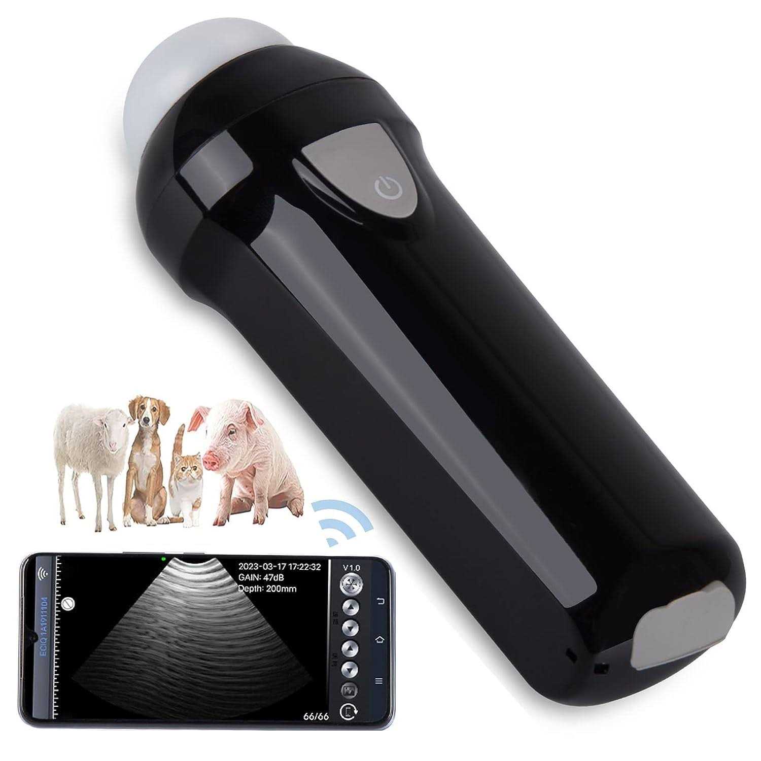 GOYOJO Wireless Veterinary Ultrasound Scanner for Cow Portable Ultrasound Scanner Veterinary Pregnancy - Healthber