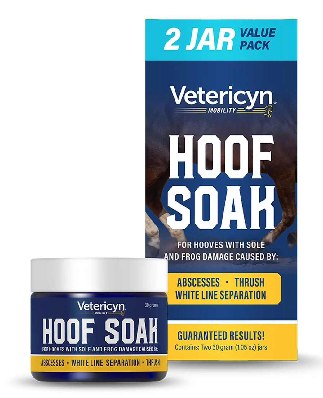 Vetericyn Hoof Soak for Horses (30 oz Jars) - Healthber