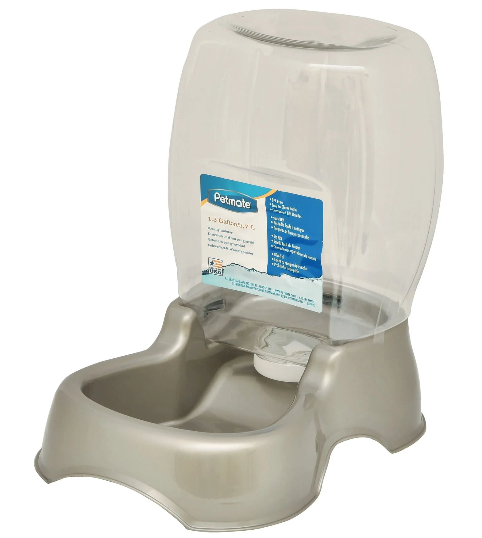 Petmate 1.5 Gallon Pet Cafe Waterer - Healthber