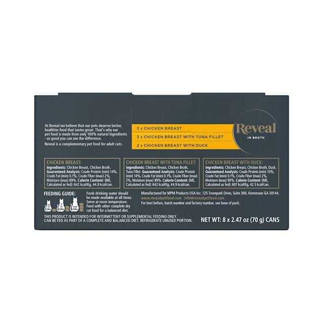 Reveal Natural Wet Cat Food Chicken in Broth Variety Pack - Healthber