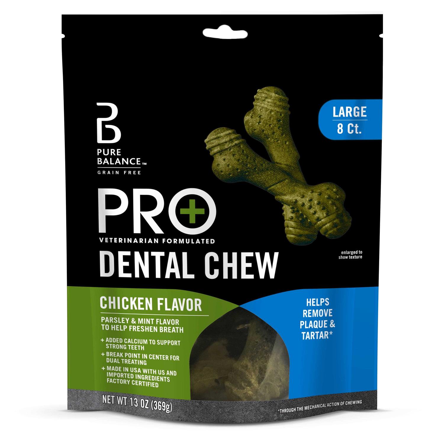 Pure Balance Pro+ Dental Chews for Dogs - Healthber