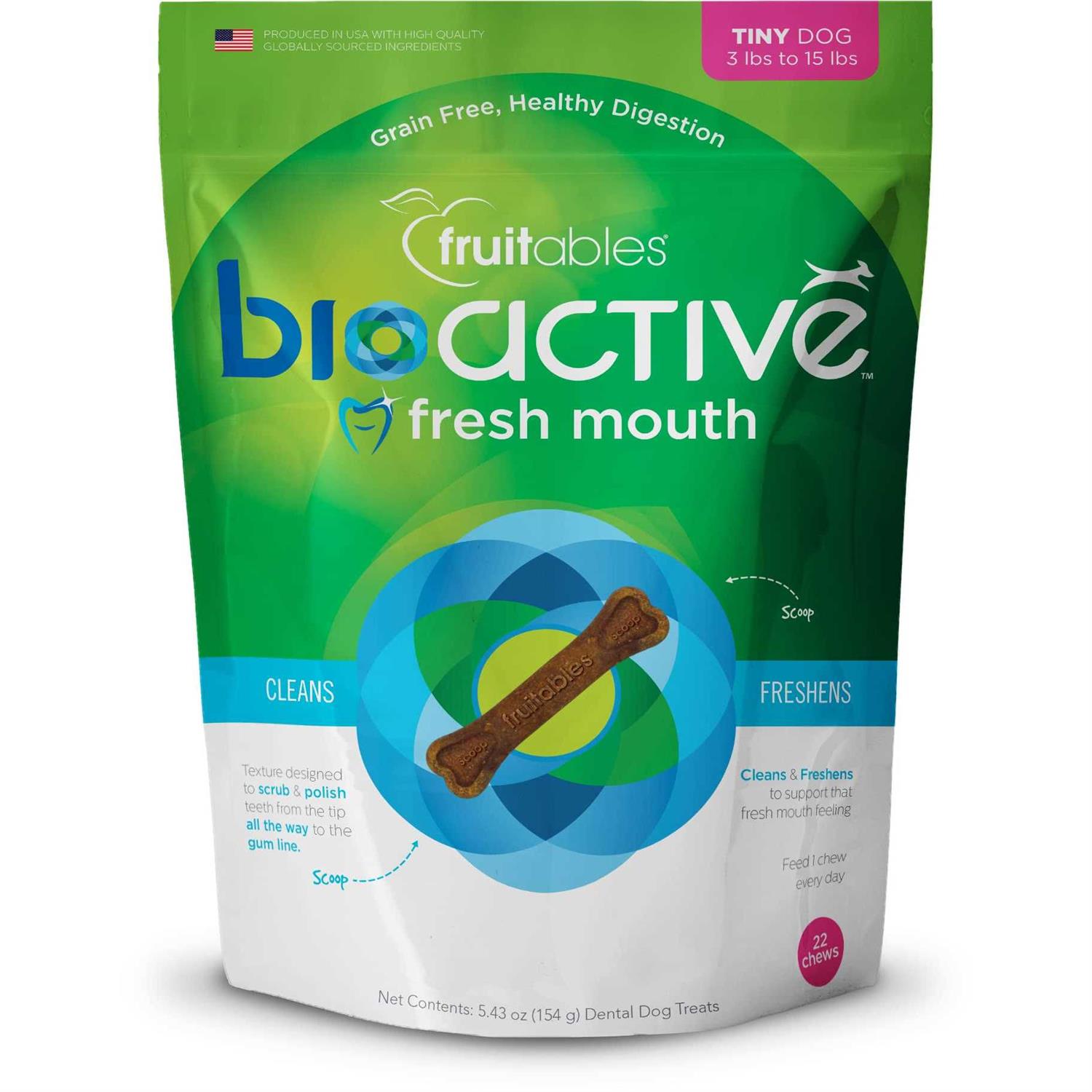 Fruitables Bioactive Fresh Mouth Dental Chews - Healthber