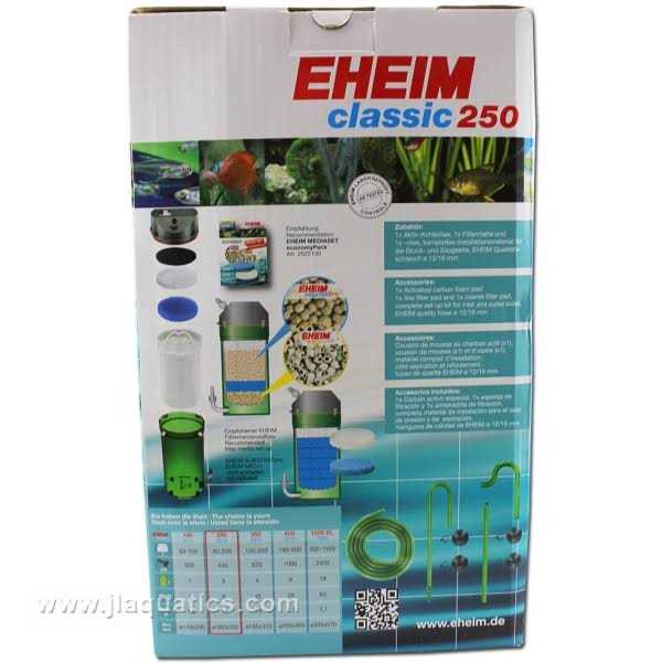 Eheim External Canister Filter Classic 250 - Healthber