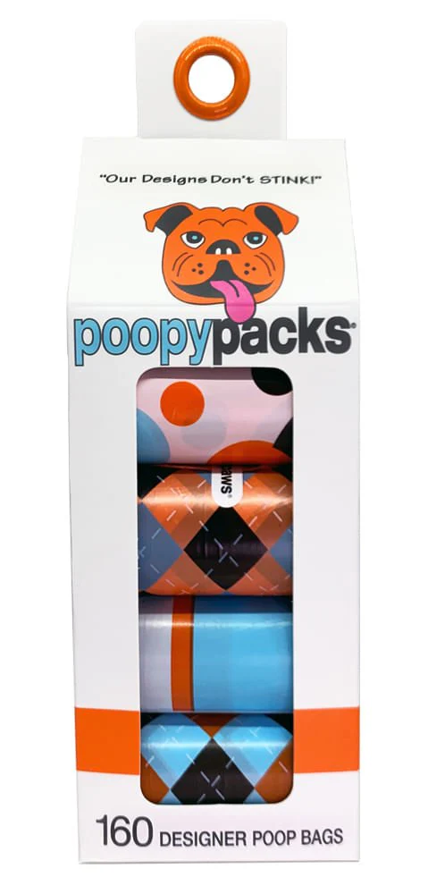 Poopy Packs 8 Rolls Dog Poop Bags - Healthber