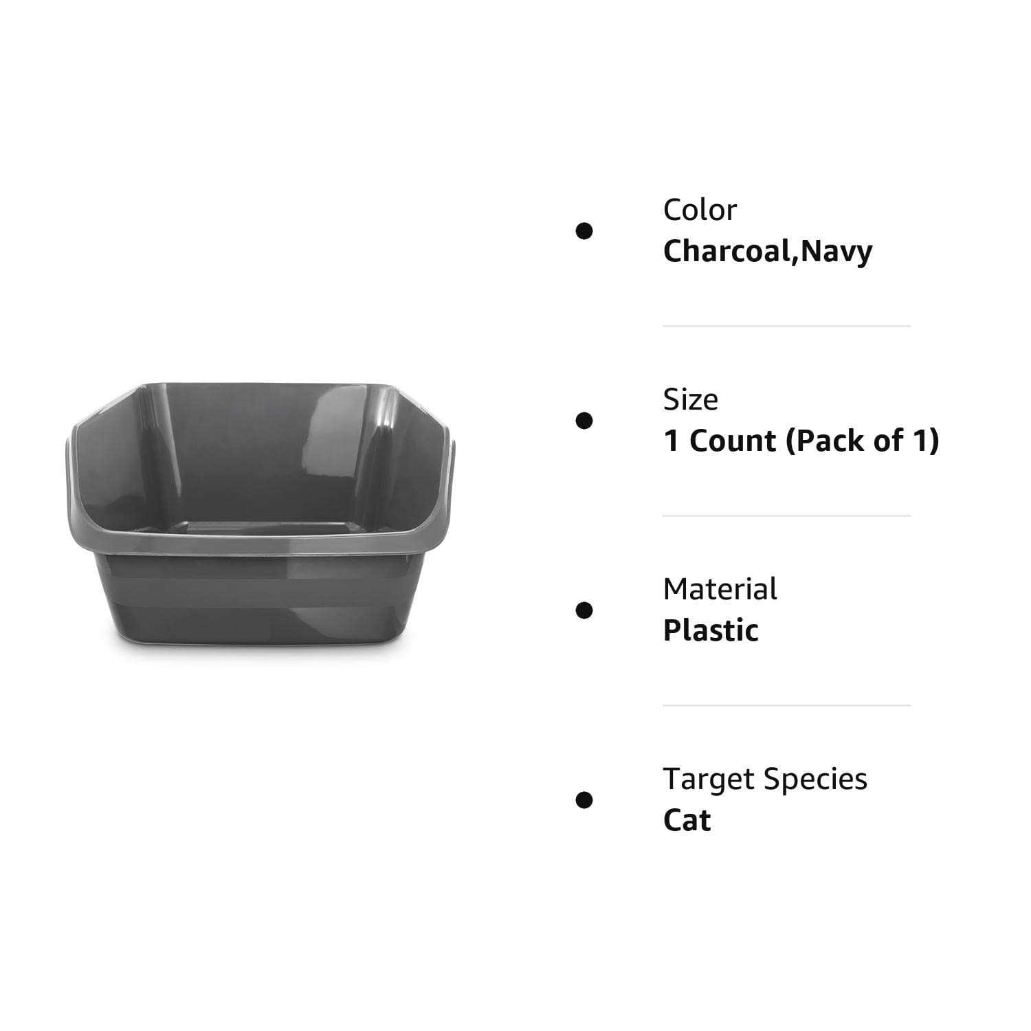 So Phresh Charcoal Shatter Shield High-Back Cat Litter Box - Healthber