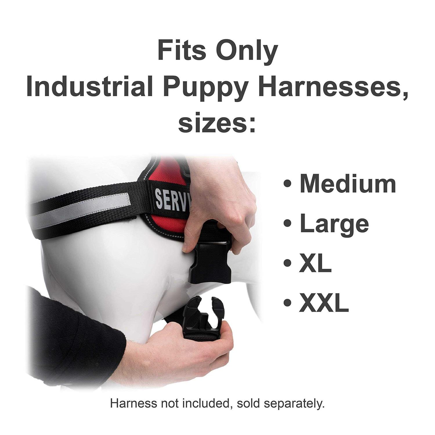 Industrial Puppy Dog Harness Chest Strap Extender Harness Service Dog Vest, Therapy Dog Vest, Emotional Support Dog Vest, and Others - Healthber