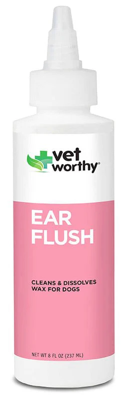 Vet Worthy Ear Flush for Dogs, 8 oz - Healthber