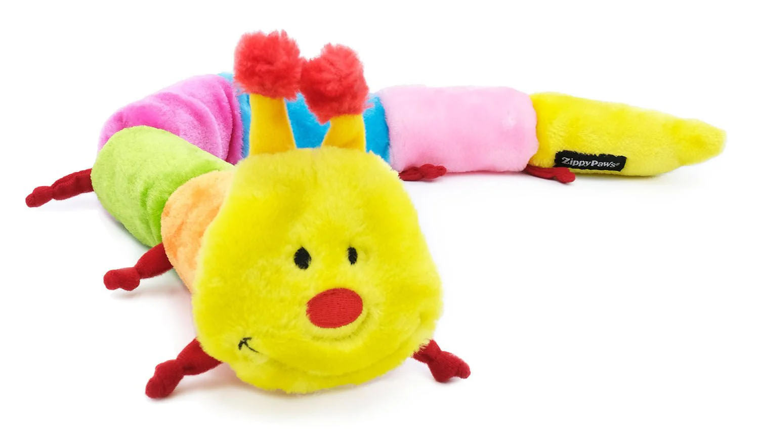 Caterpillar Deluxe with 7 Squeakers - Healthber