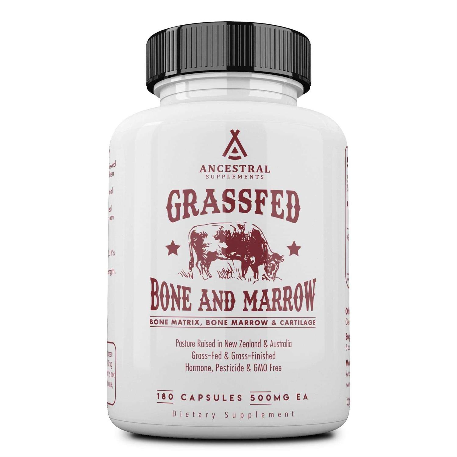 Ancestral Supplements Grass Fed Beef Bone and Marrow Supplement - Healthber