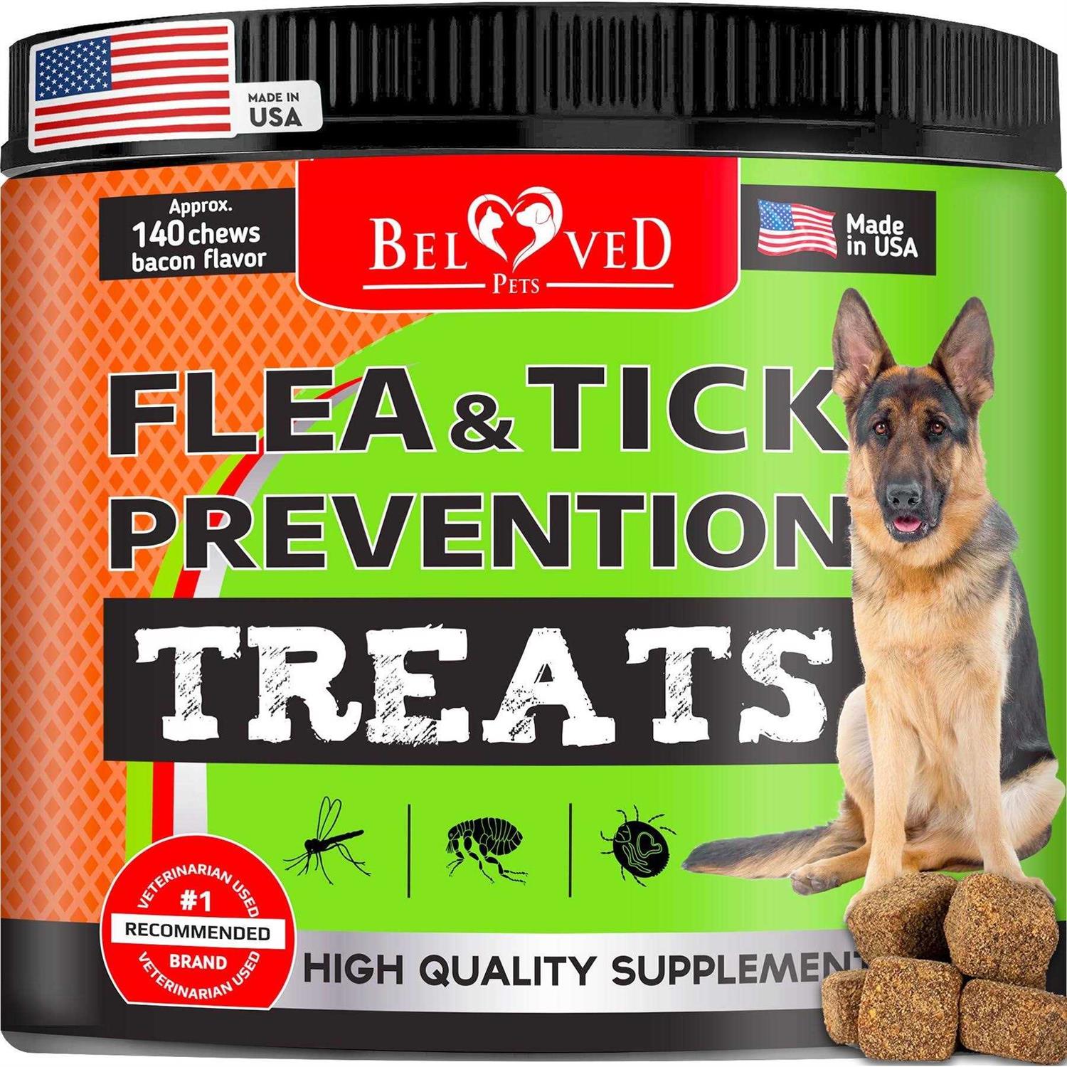 Beloved Pets Flea and Tick Prevention Treats for Dogs - Healthber