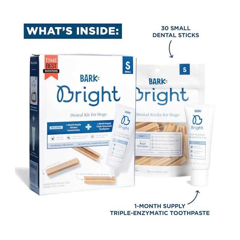 BARK Bright Dental Kit for Dogs - Healthber