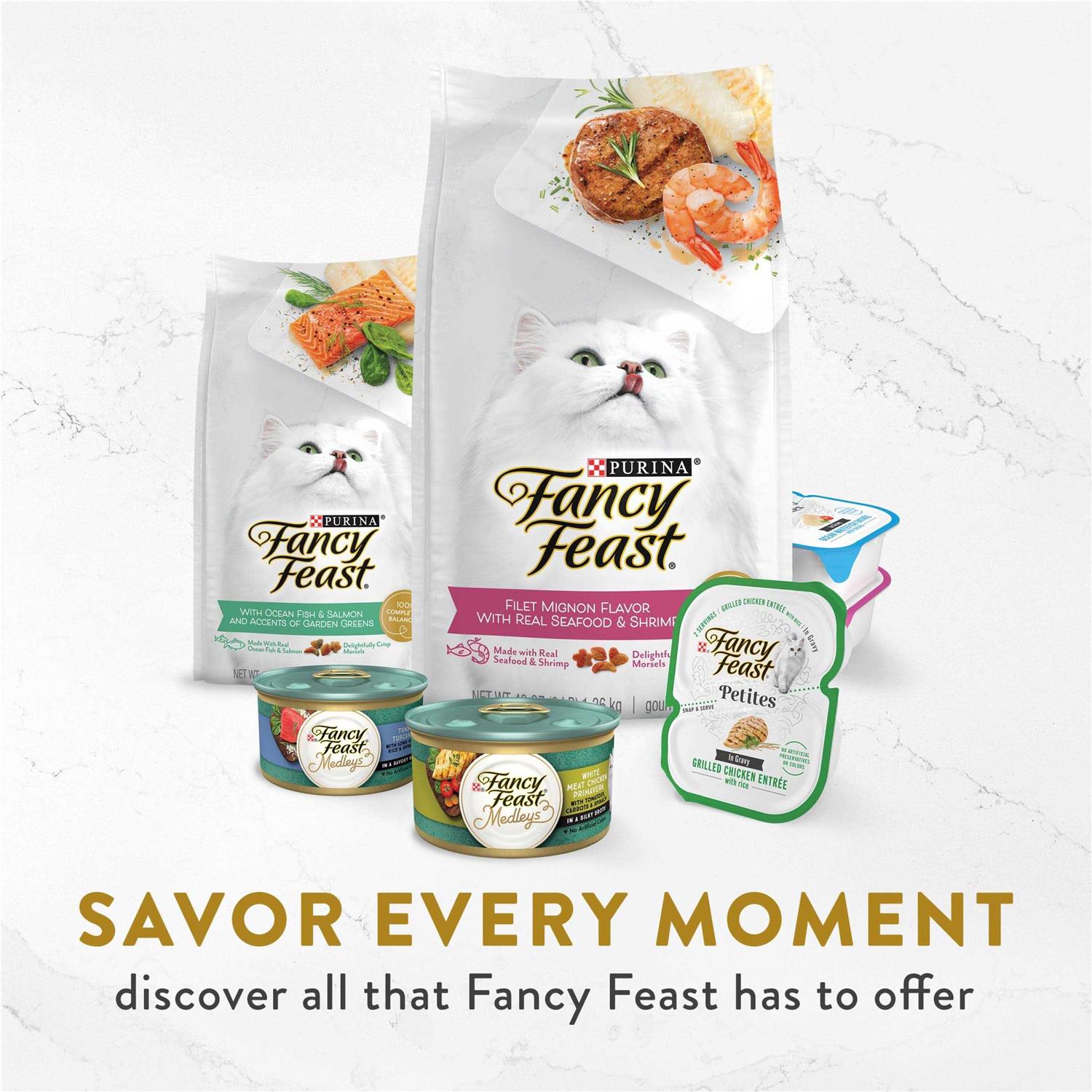 Fancy Feast Appetizers Grain-Free White Meat Chicken & Flaked Tuna Appetizer in Savory Broth Wet Cat Food - Healthber