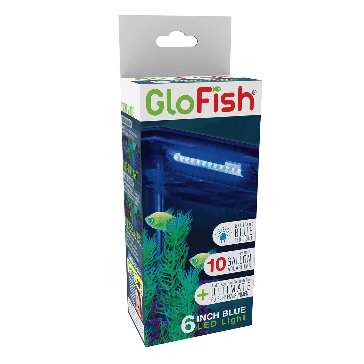 GloFish Tetra Care 6 inch Blue LED Aquarium Light - Healthber