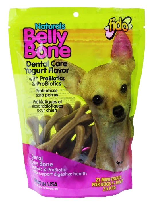 Fido Belly Bones Naturals Dental Care Treats - Healthber