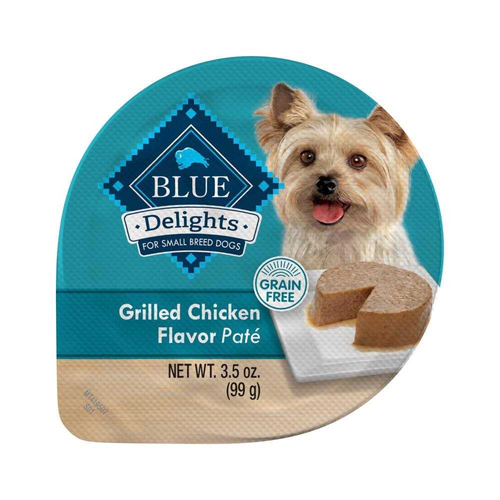 Blue Buffalo Delights Grilled Chicken Flavor Pate Small Breed Dog Food - Healthber
