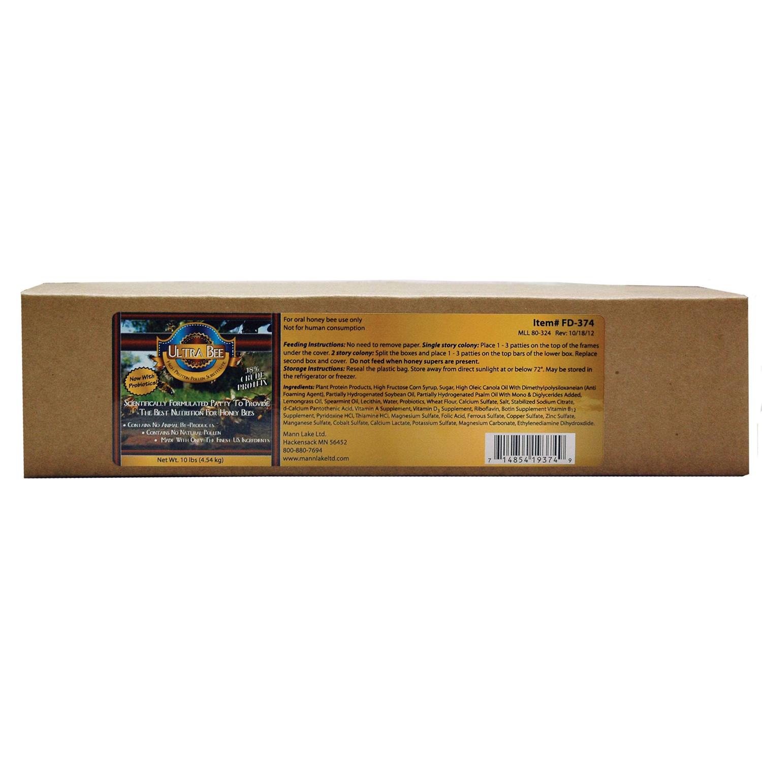 Mann Lake FD374 Ultra Bee Patties - Healthber