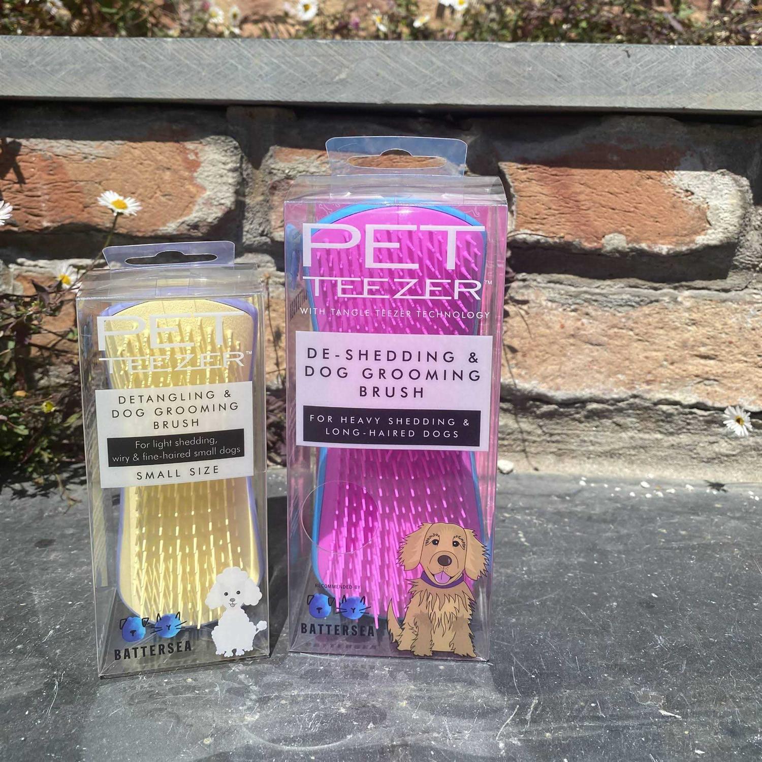 Tangle Teezer Pet Teezer Dog Grooming Brush - Healthber