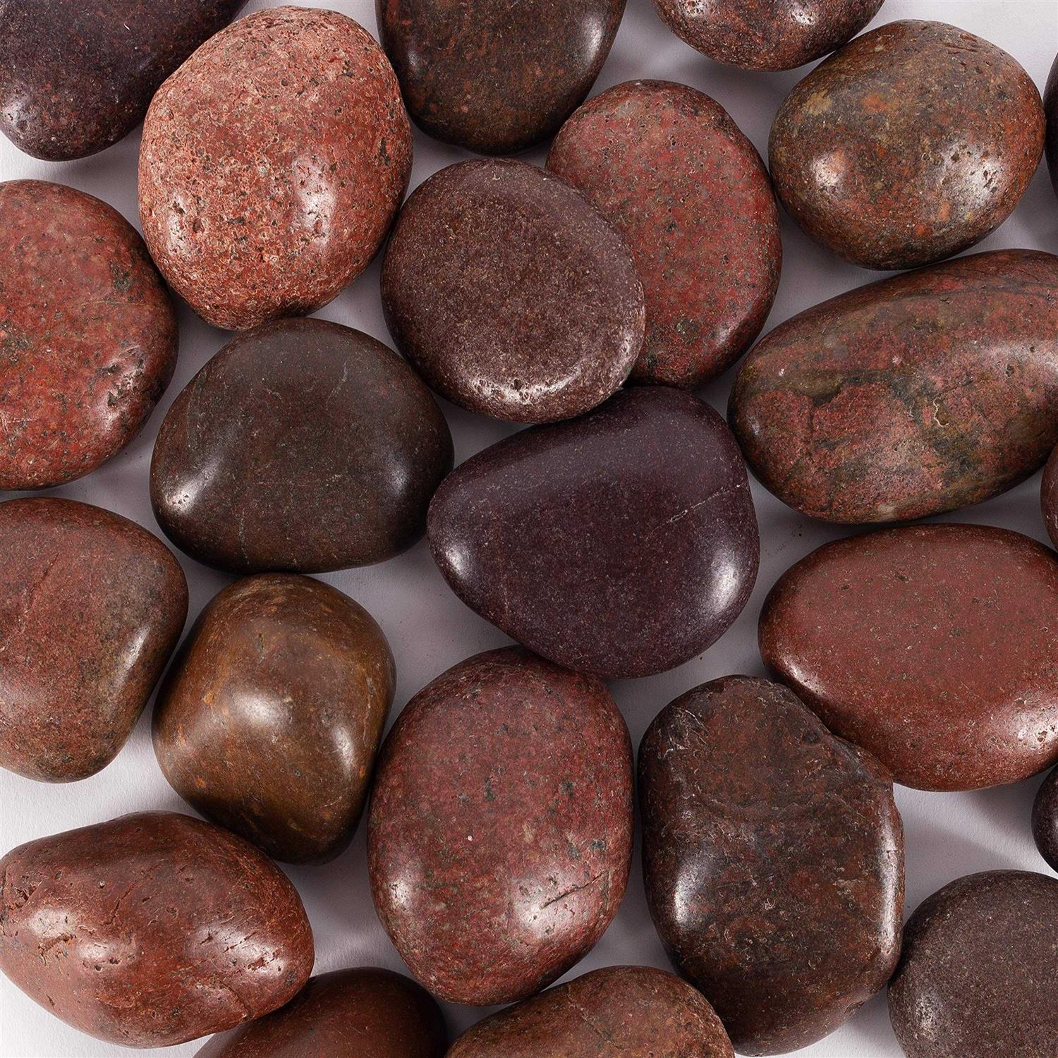 Galashield River Rocks Pebbles for Plants Natural Decorative Polished Stones for Planters Succulent Rocks Aquarium Gravel - Healthber