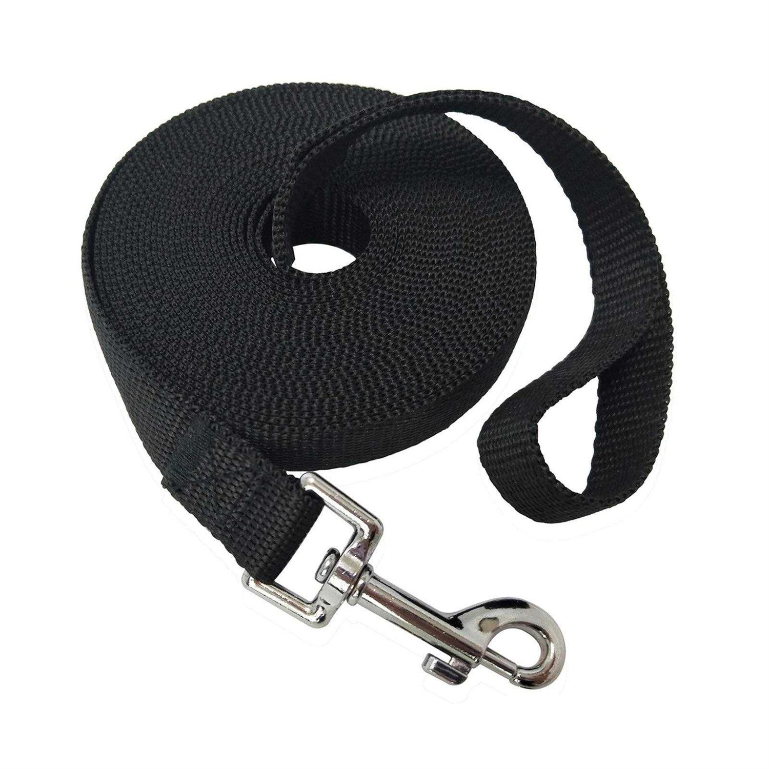Nylon Training Dog Leash for Small Medium Large Dogs 15ft 20ft 30ft 50ft Long Leash Dog/Puppy Lead for Obedience Recall Training - Healthber