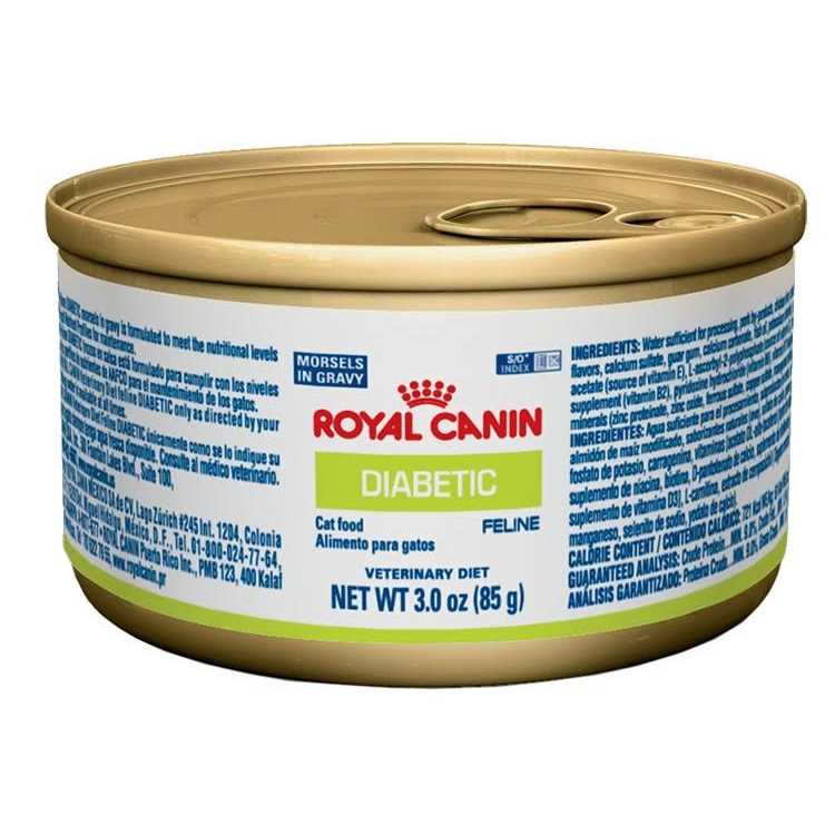 Royal Canin Veterinary Diet Feline Glycobalance Thin Slices in Gravy Canned Cat Food - Healthber