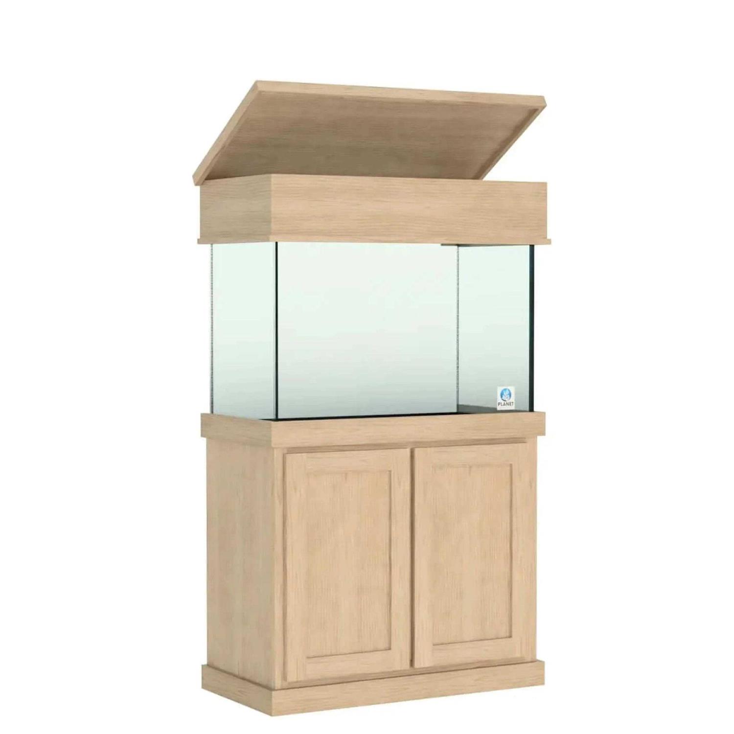 Coastal Aquarium Designs Classic Oak 36 X Canopy - Healthber