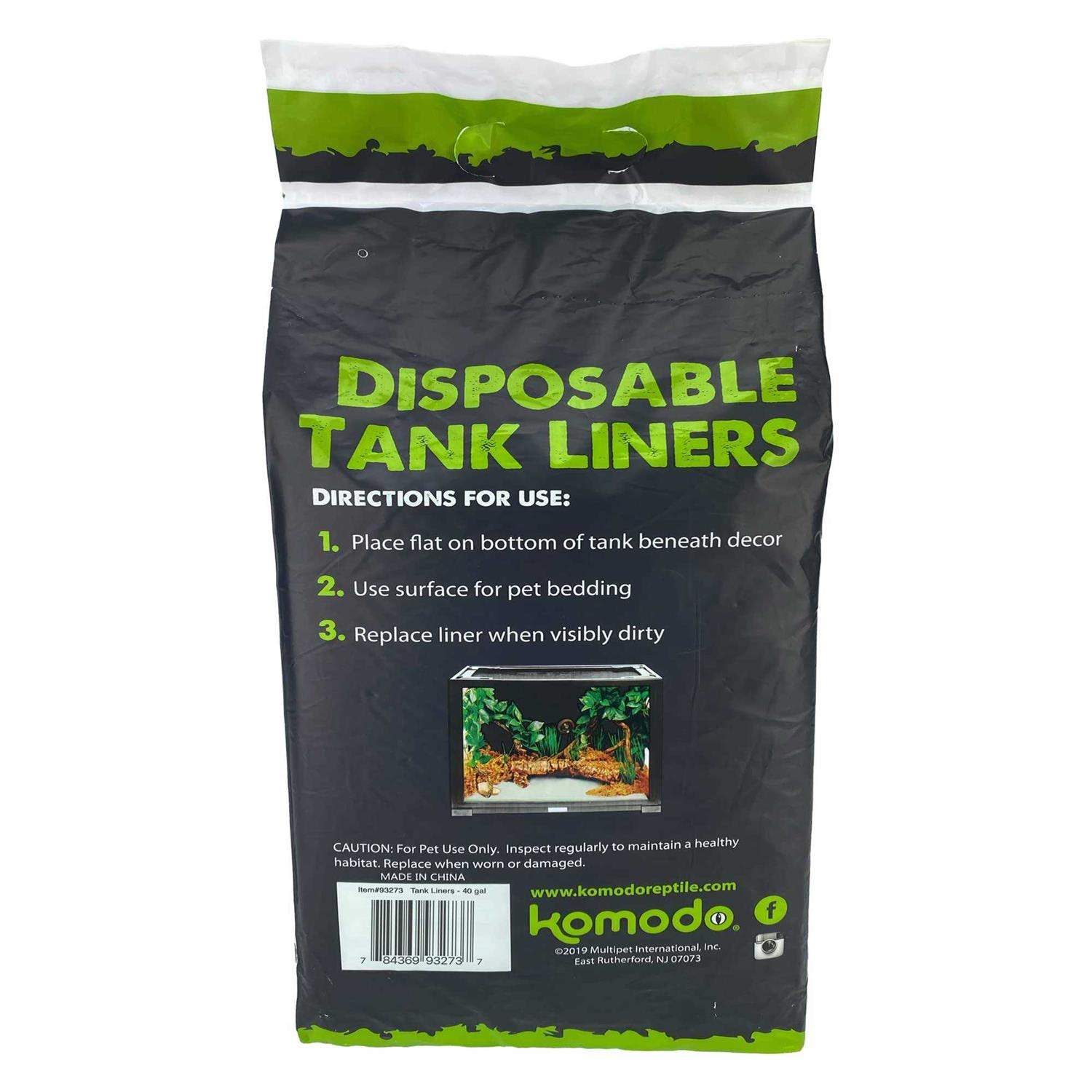 Komodo Repti-Pads Disposable Tank Liners 12 x - Healthber