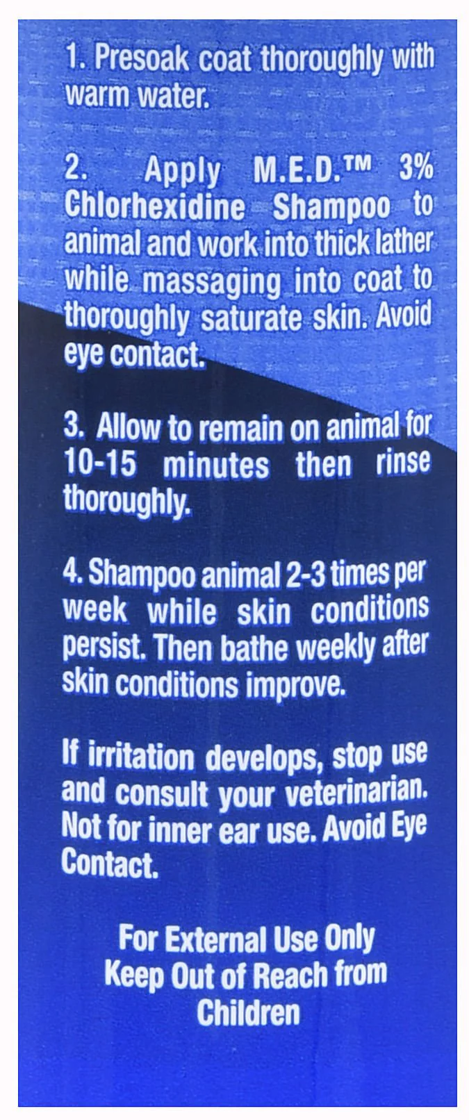 M.E.D. 3% Chlorhexidine Shampoo - Healthber