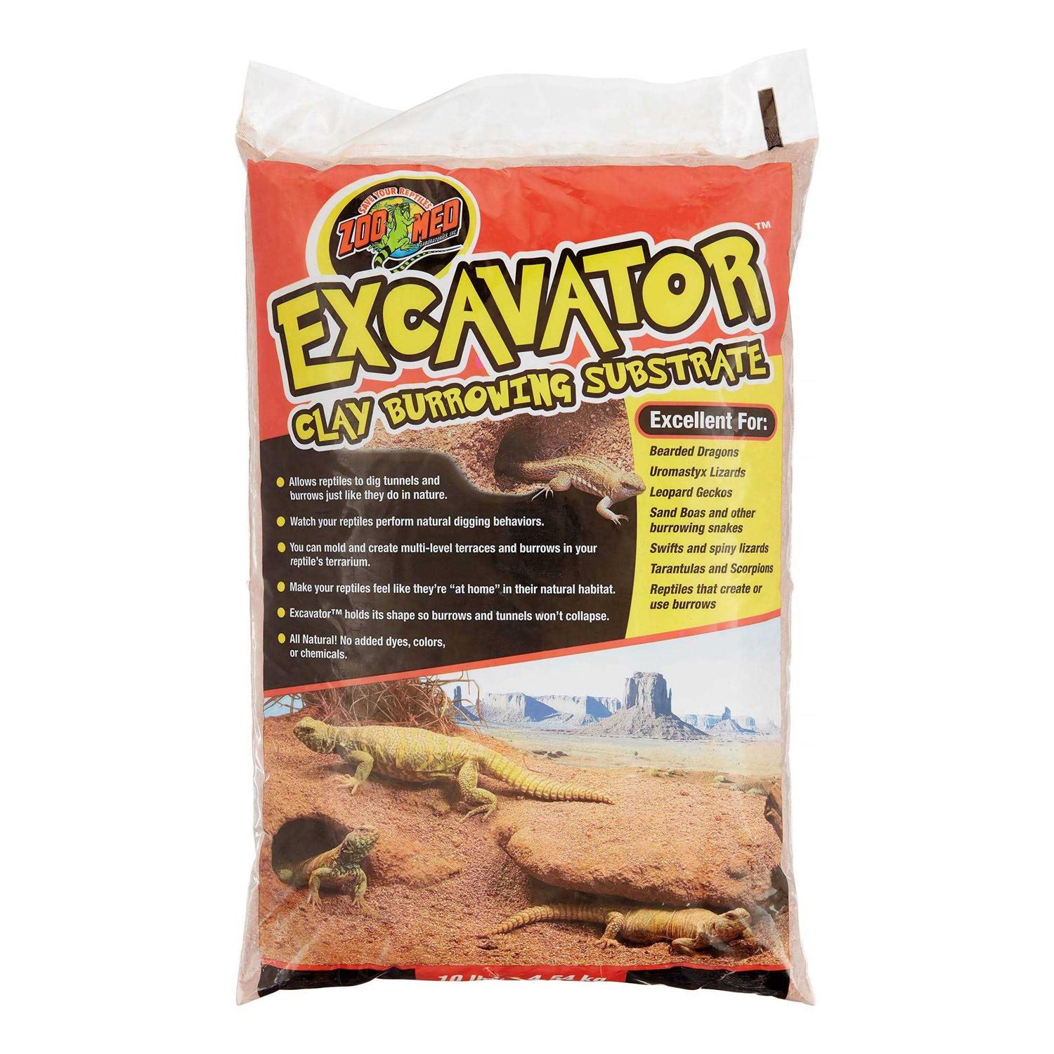 Zoo Med Excavator Clay Burrowing Substrate - Healthber