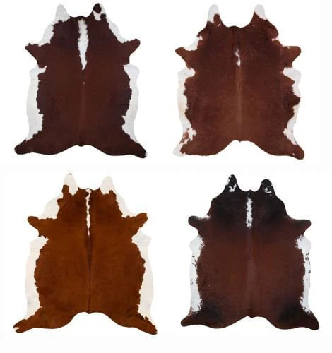 Hereford Genuine Cowhide Area Rug, Large - Healthber