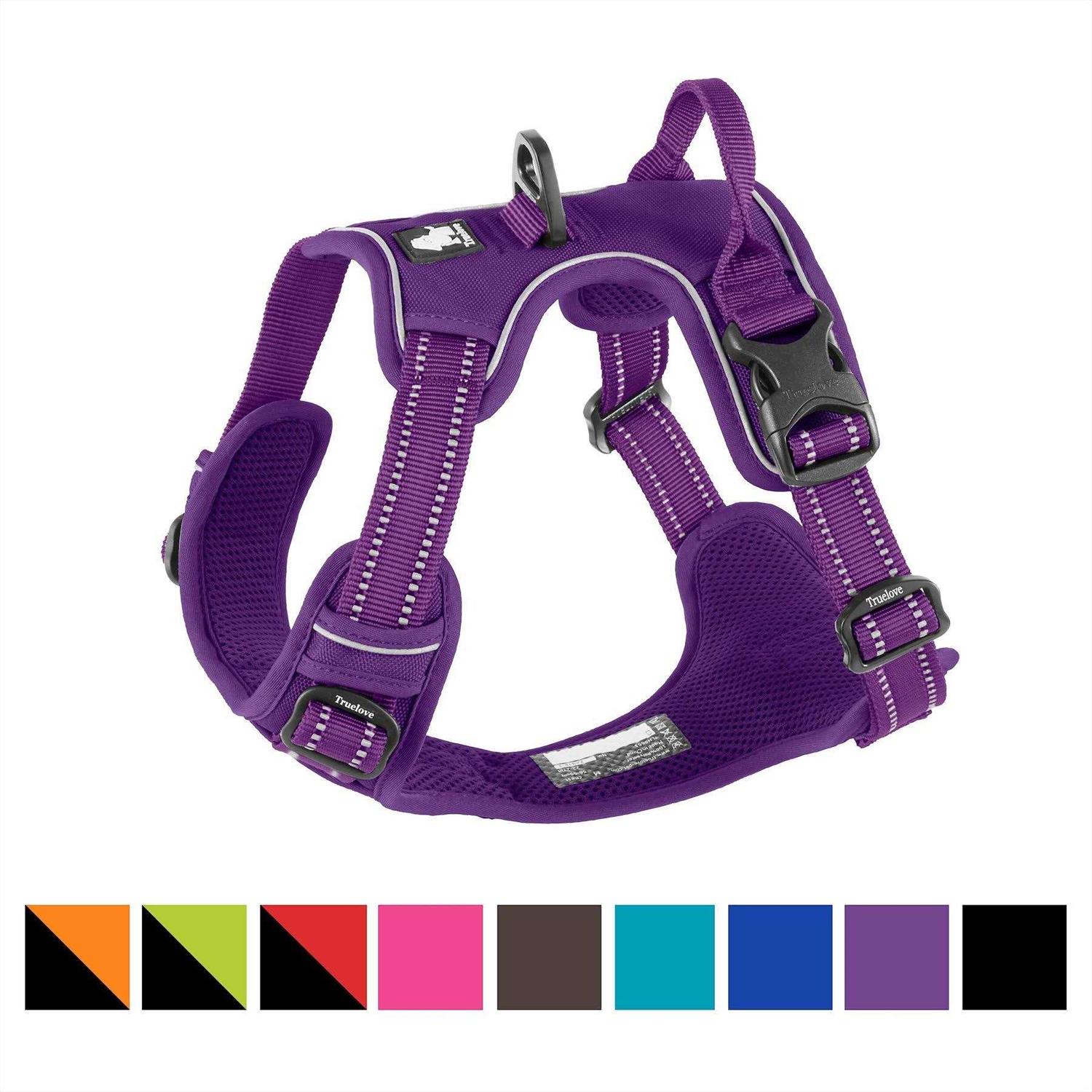 Chai’s Choice Premium Outdoor Adventure Dog Harness 3M Reflective Vest Leash Matching Leash - Healthber
