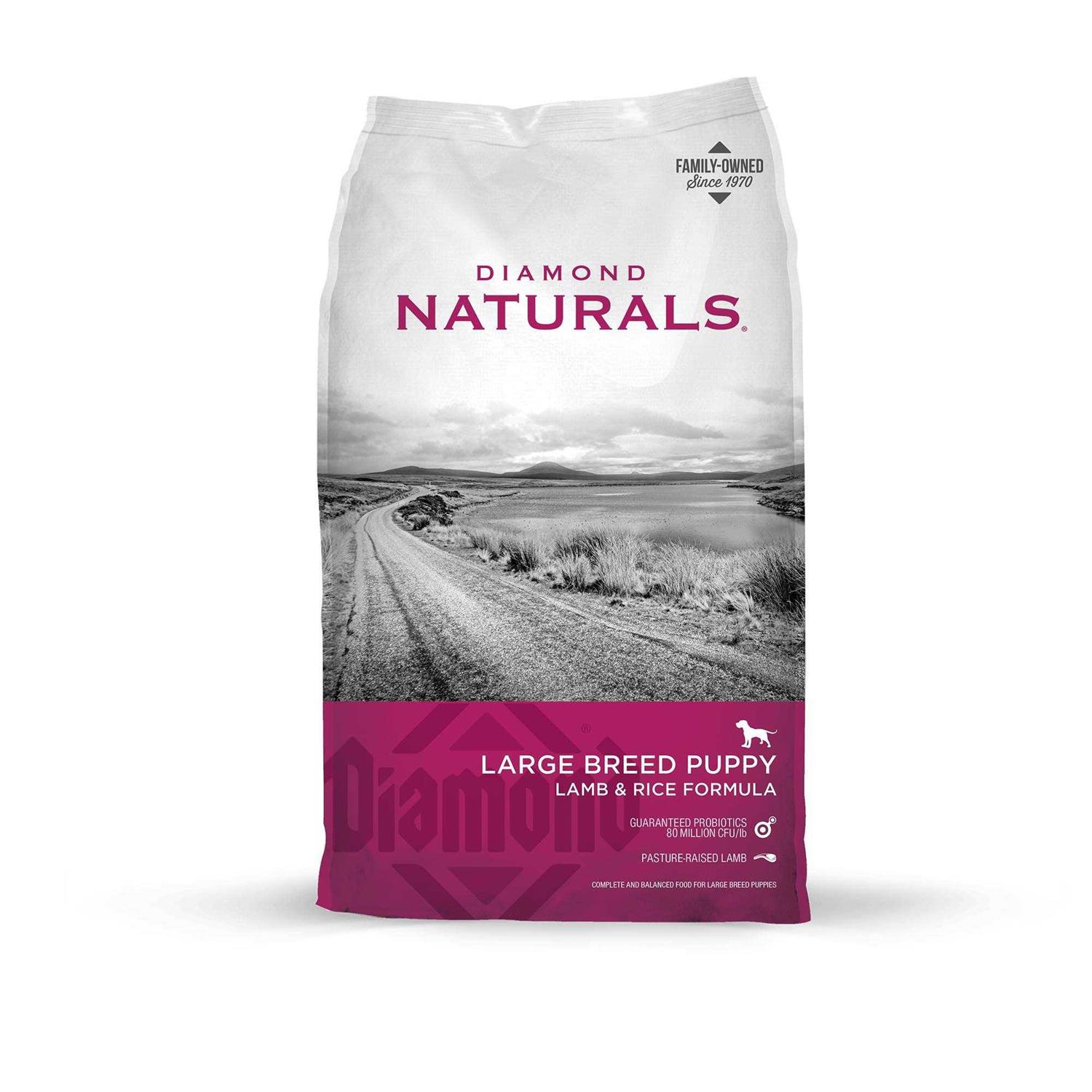 Diamond Naturals Food Puppy Large Breed Lamb Rice - Healthber
