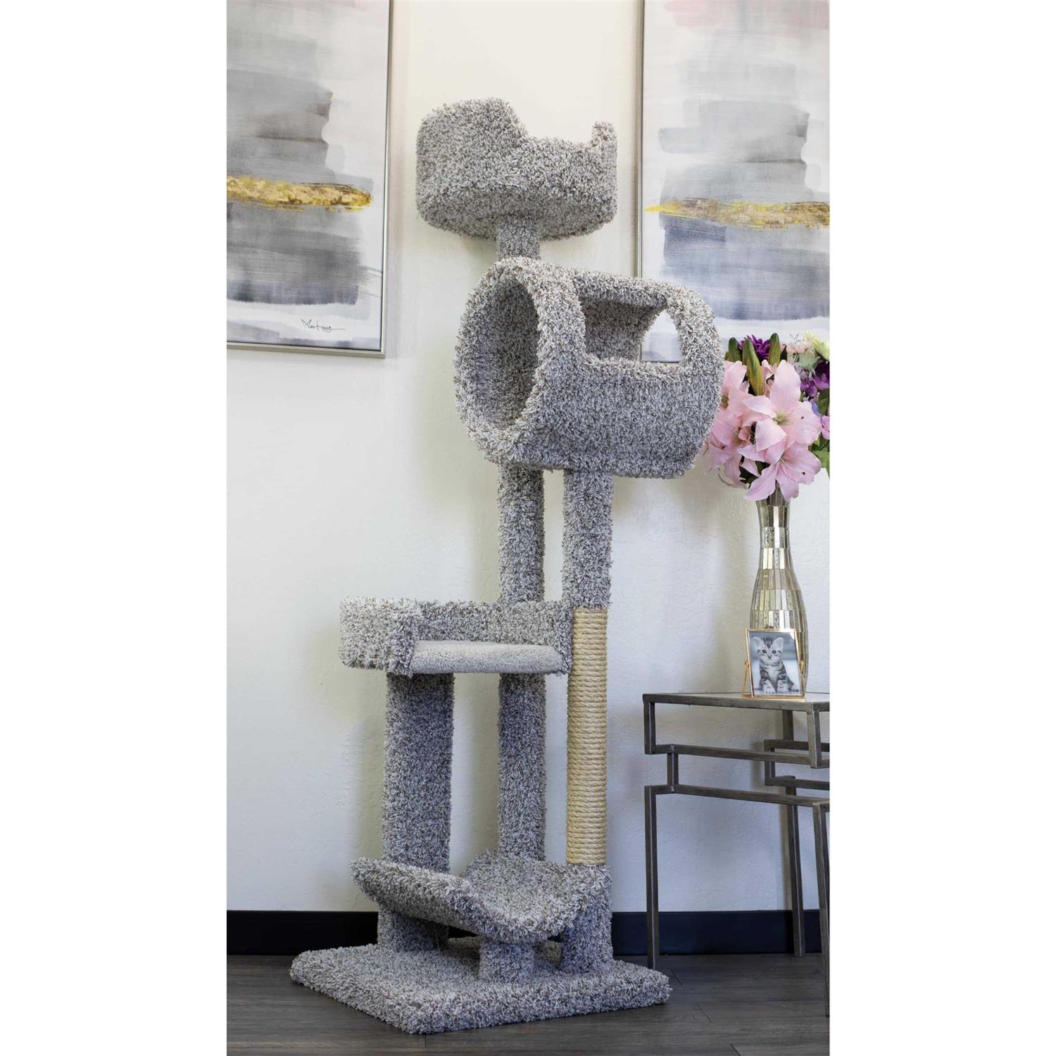 New Cat Condos Staggered Cat Tower - Healthber
