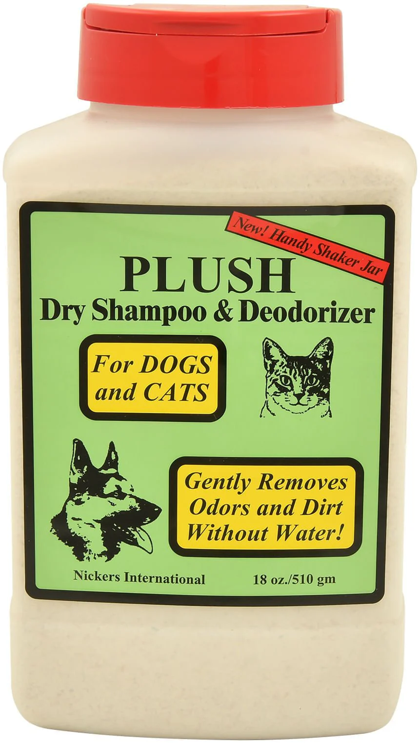 Plush Dry Shampoo & Deodorizer for Dogs & Cats - Healthber