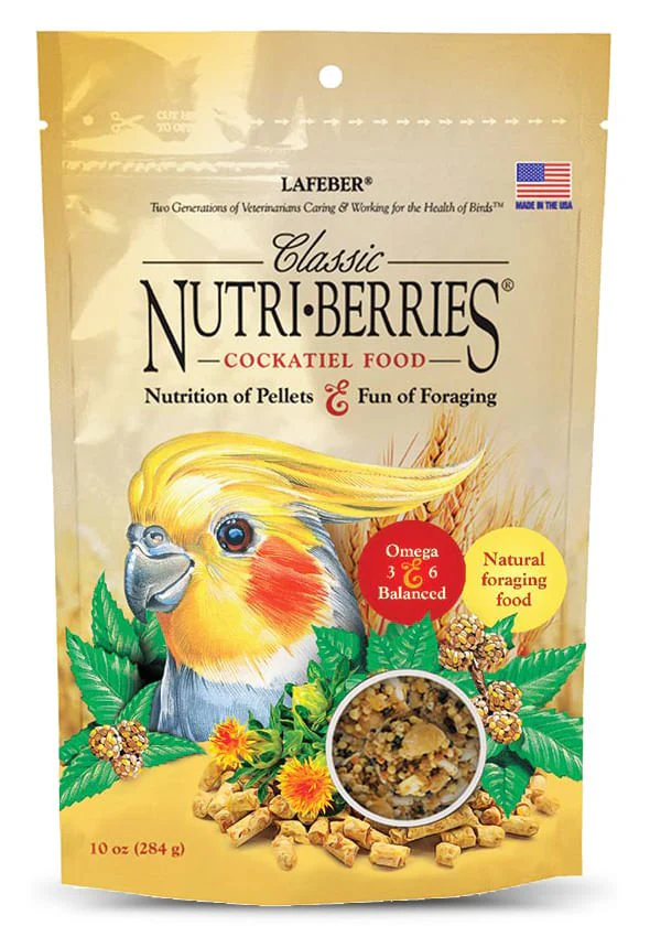 Lafeber Classic Cockatiel Nutri-Berries, 10 oz bag - Healthber
