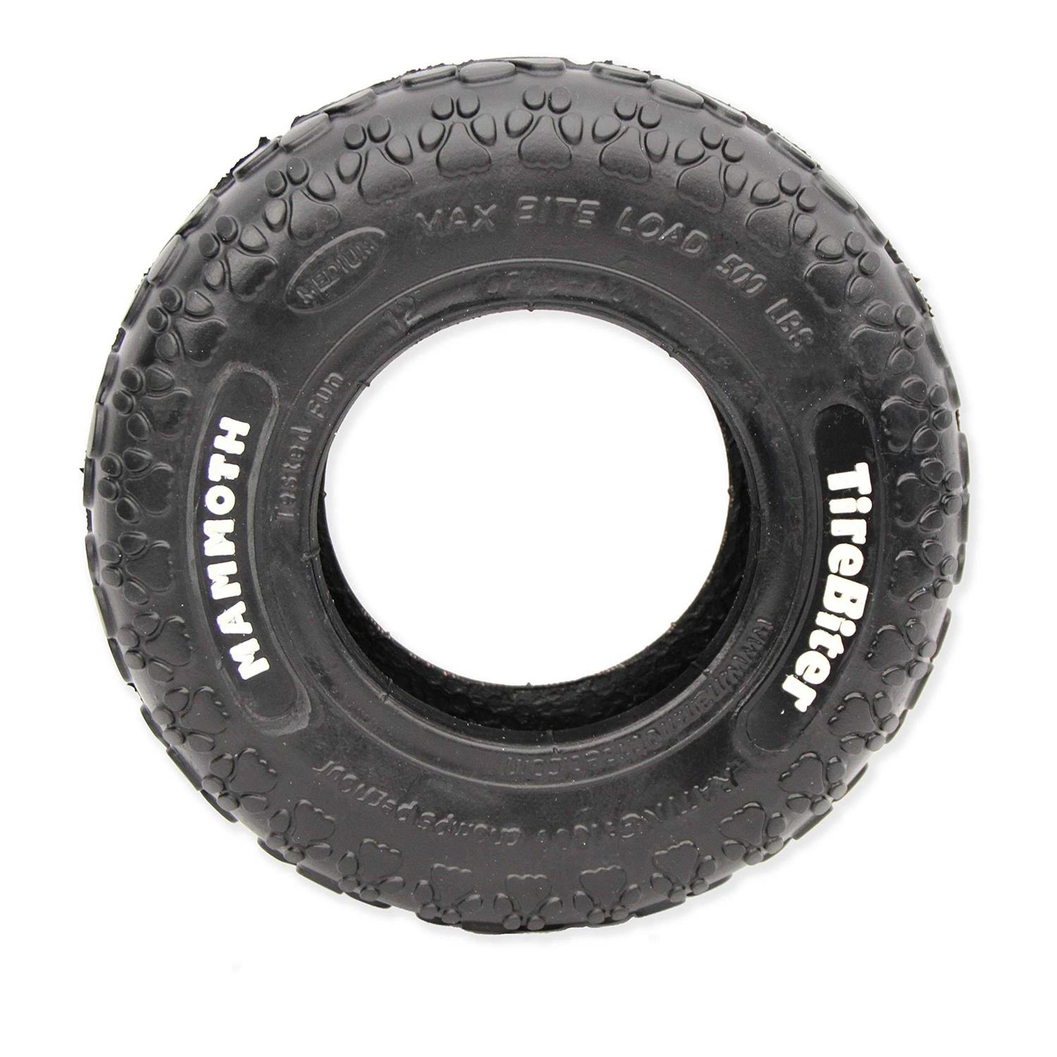 Mammoth TireBiter Rubber Tire Dog Toy Medium - Healthber