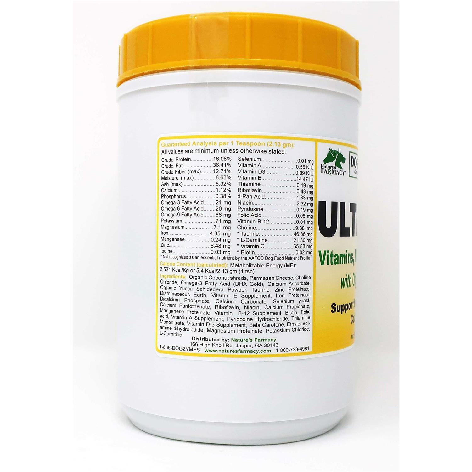 Dogzymes Ultimate for Best Skin/Coat with Organic Coconut - Healthber