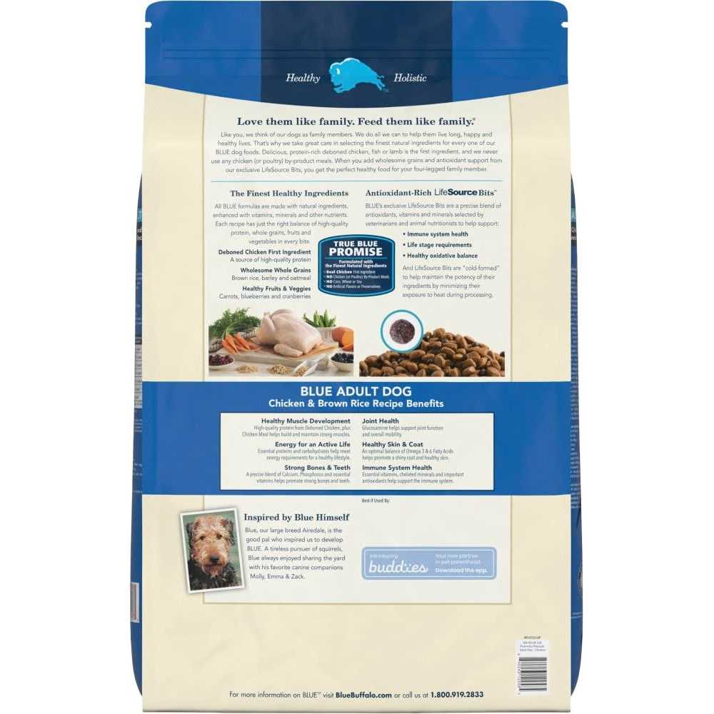 Blue Buffalo Life Protection Formula Adult Dry Dog Food Chicken and Brown Rice Recipe - Healthber