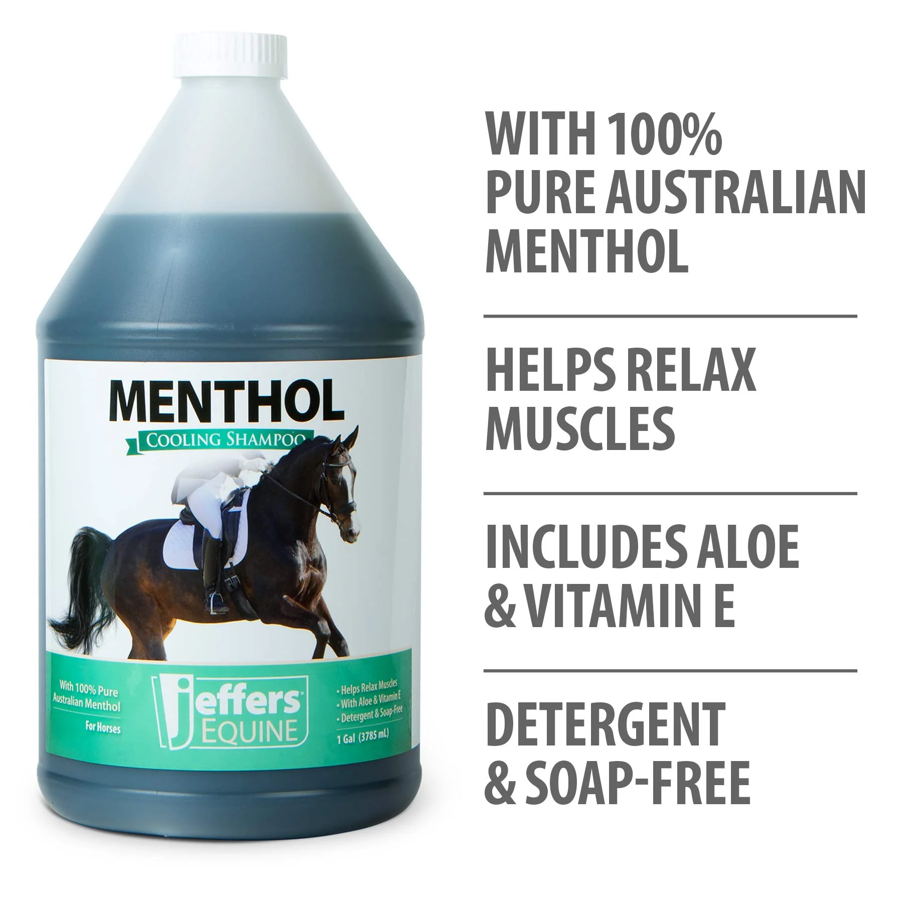 Menthol Cooling Shampoo for Horses - Healthber