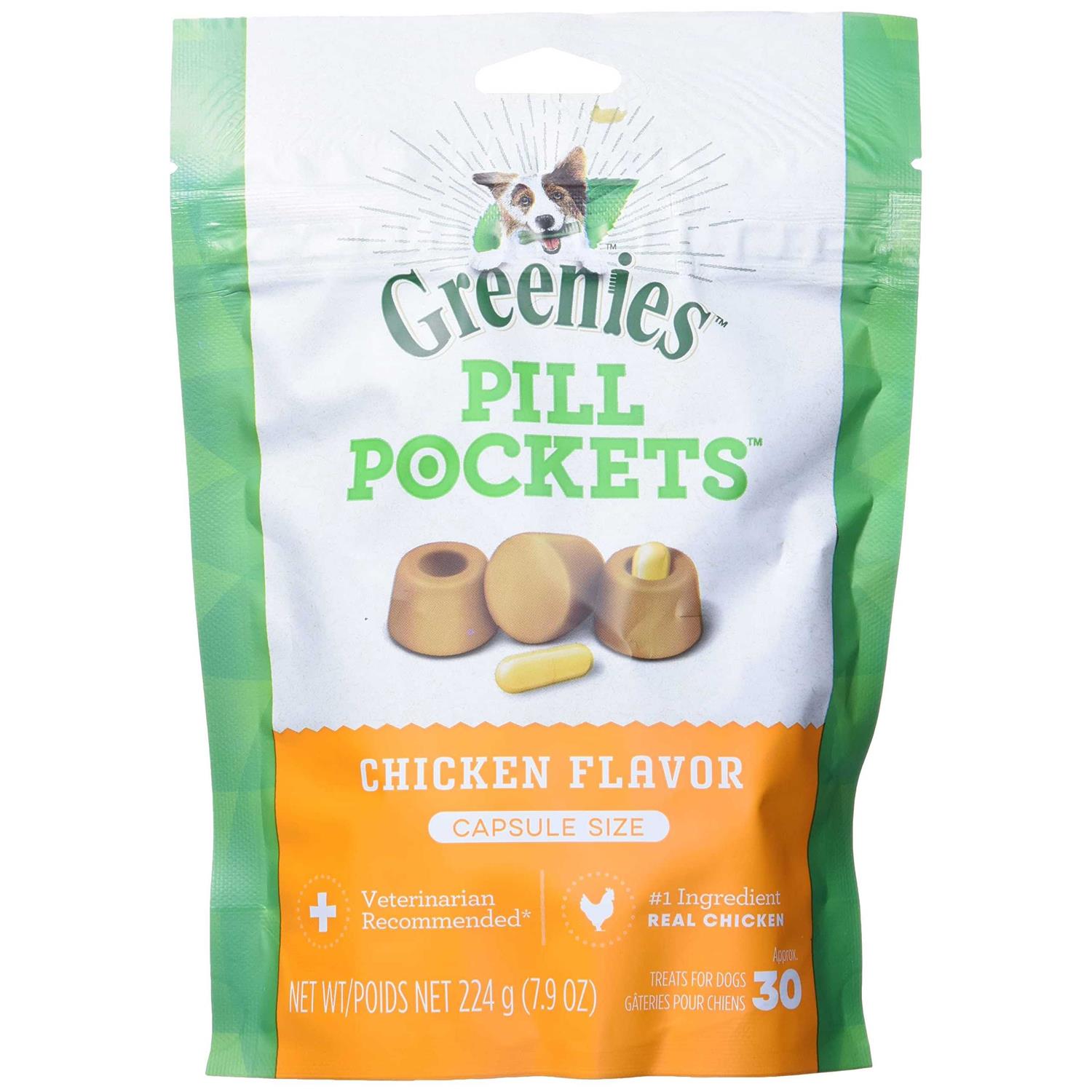 Greenies Pill Pockets Chicken Flavor Dog Treats - Healthber