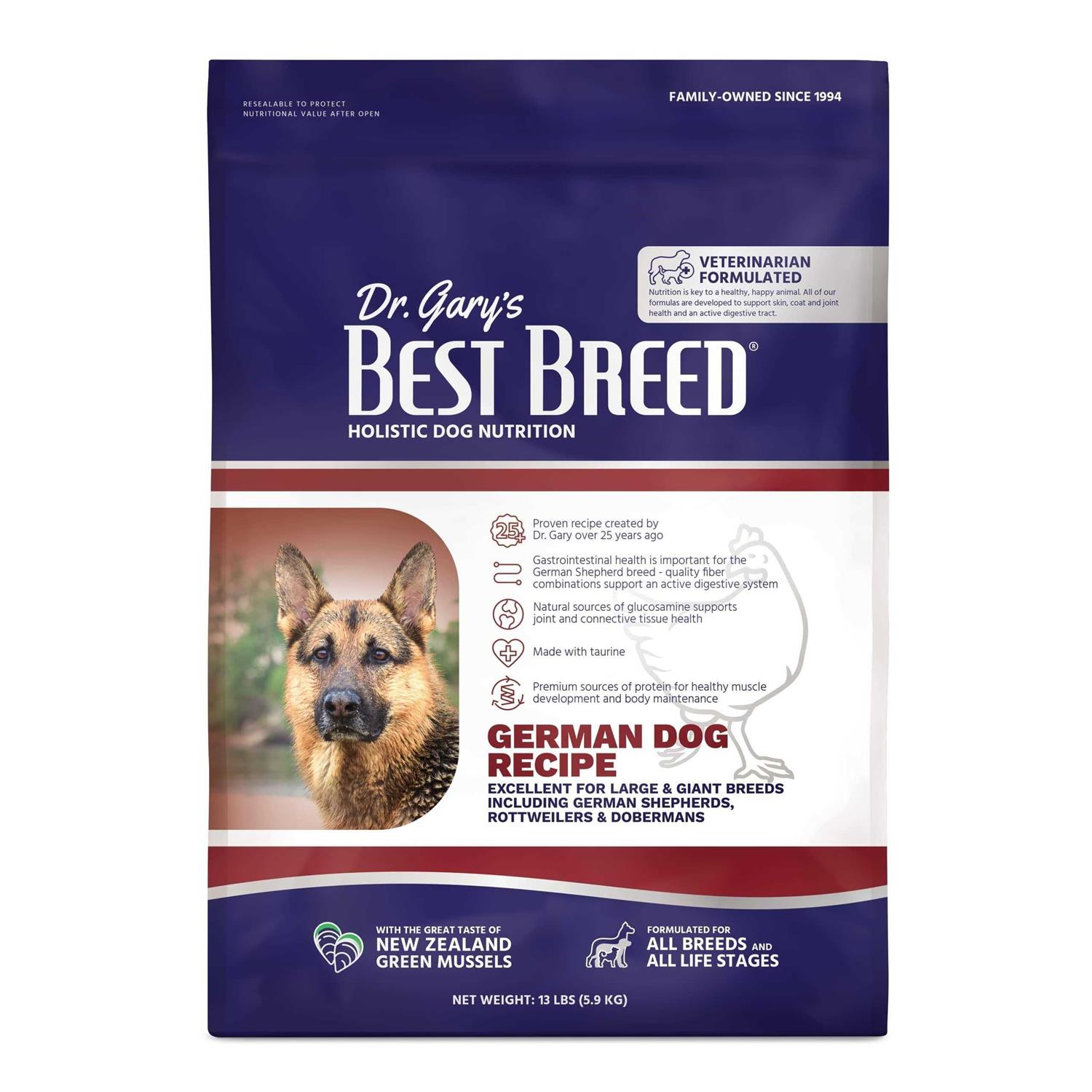Dr. Gary’s Best Breed German Dry Dog Food - Healthber