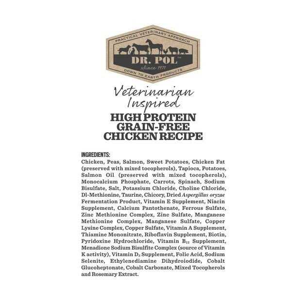 Dr. Pol Grain-Free High Energy Chicken Recipe Cat Food - Healthber