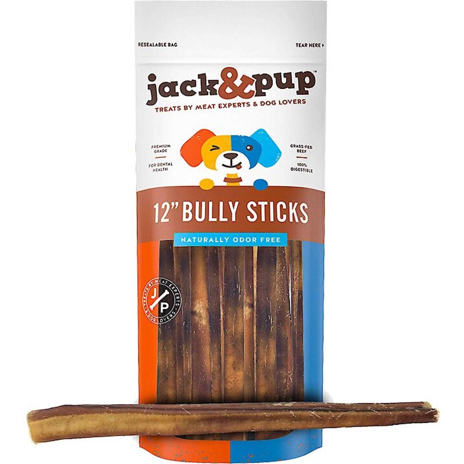 Jack&Pup Bully Sticks - Healthber