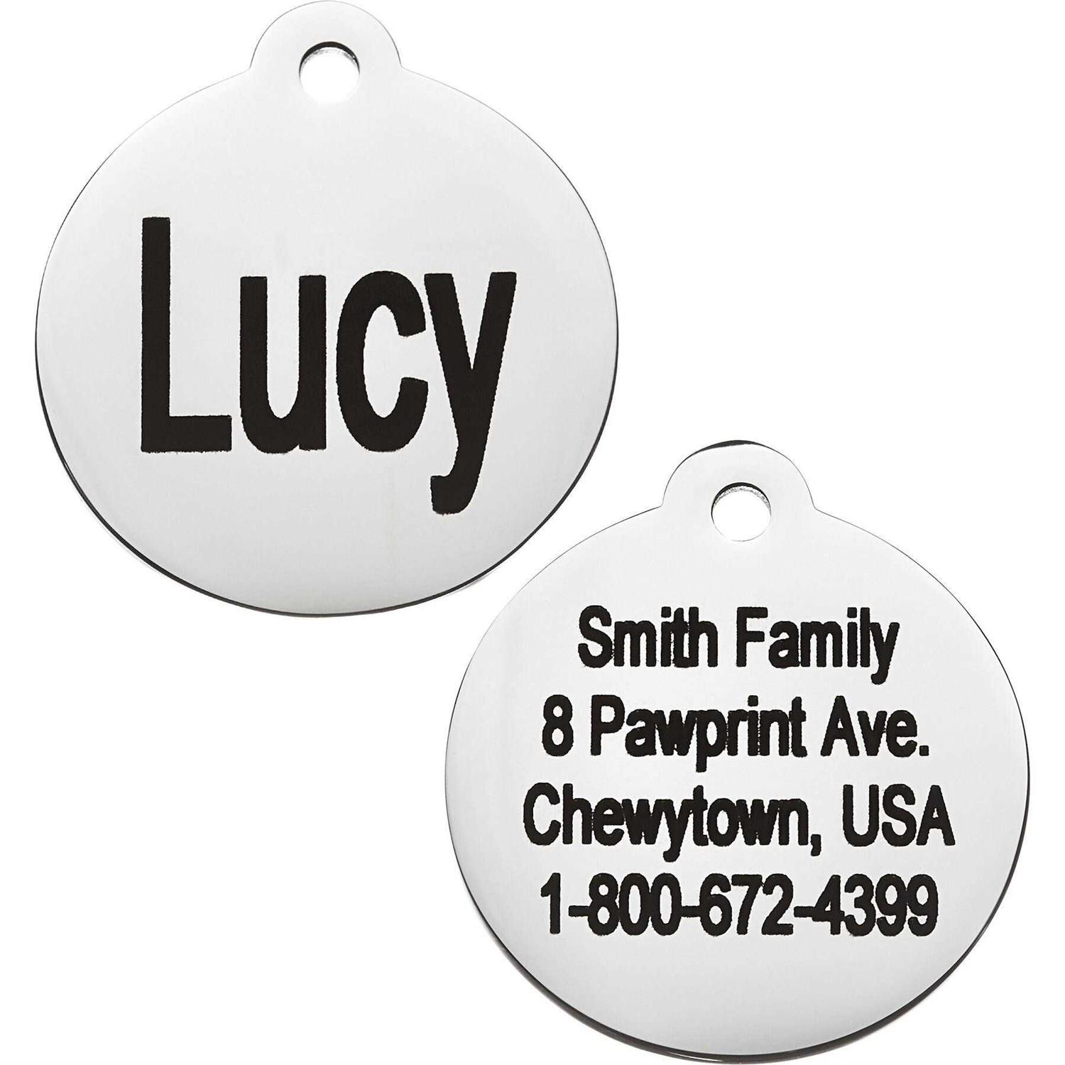 Frisco Stainless Steel Personalized Dog & Cat Tag - Healthber
