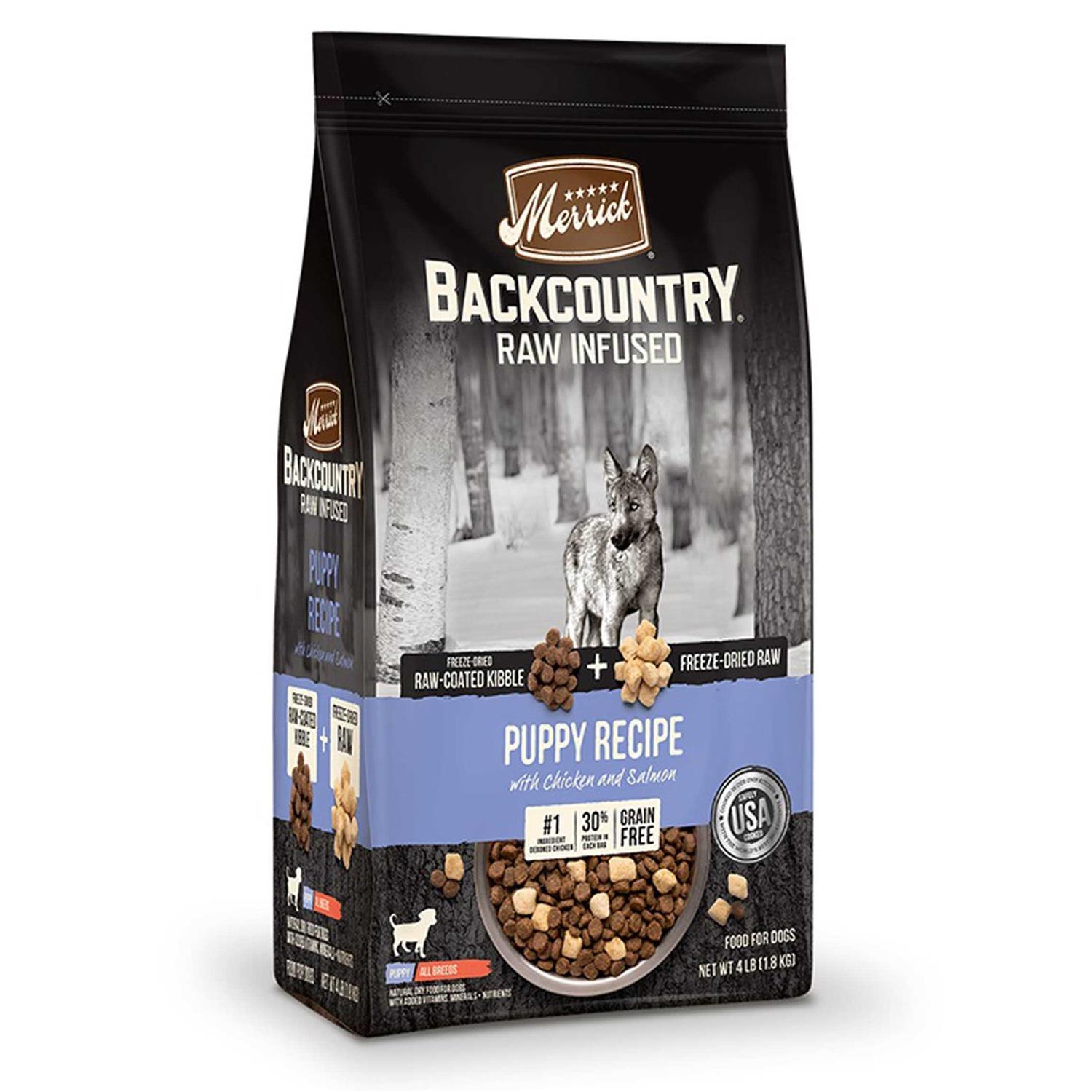 Merrick Backcountry Raw Infused Grain Free Puppy Recipe Dog Food - Healthber