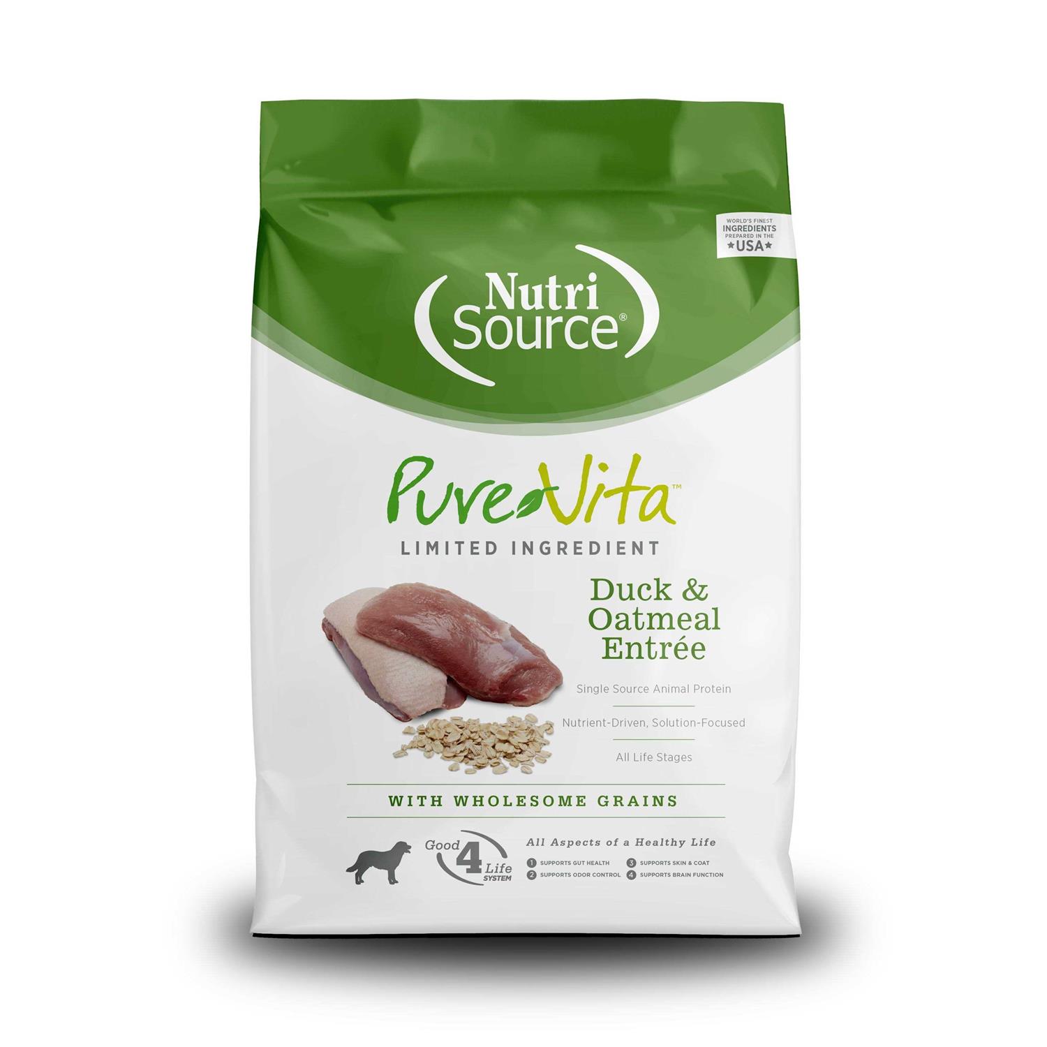 PureVita Duck & Oatmeal Dry Dog Food - Healthber